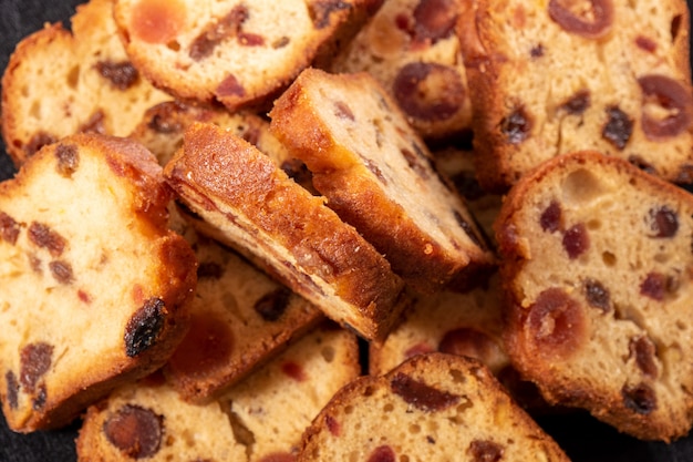 Delicious dried fruit cake