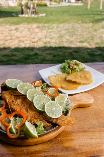 Delicious fish fried and ready to eat