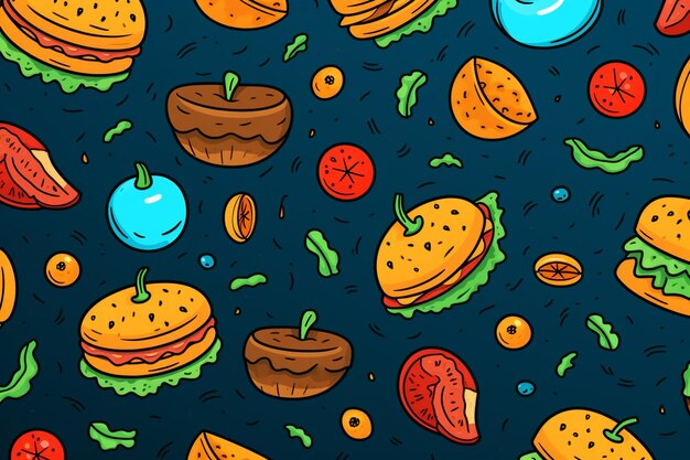 Delicious food background