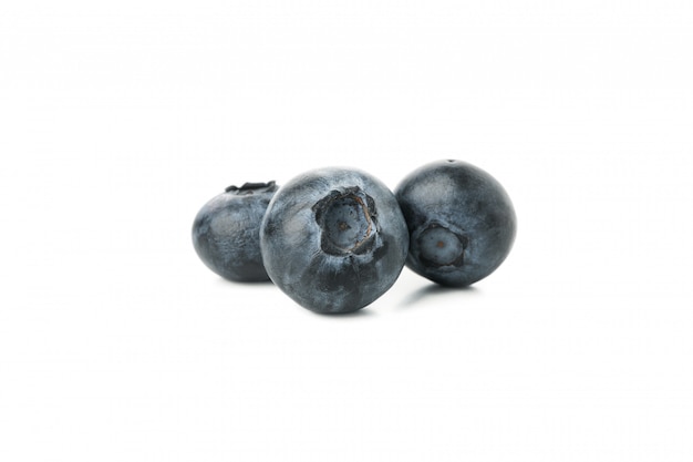 Delicious fresh blueberry isolated on white