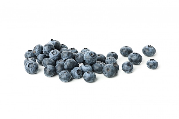 Delicious fresh blueberry isolated