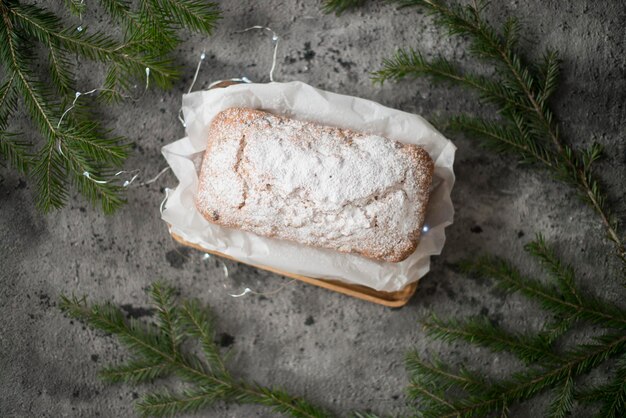 Delicious fresh pastries on the table