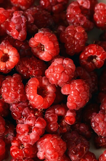 Delicious fresh raspberries