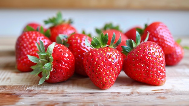 Delicious fresh strawberries