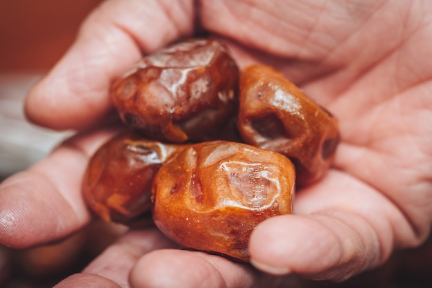 Delicious fresh and sweet Sukkari dates