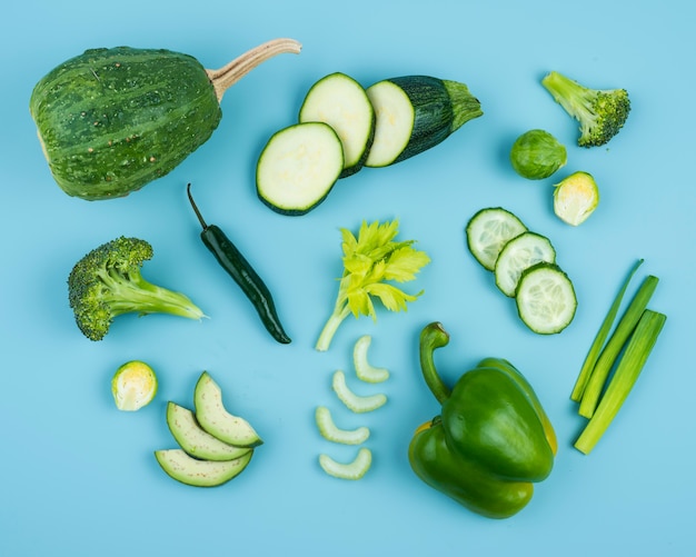 写真 おいしい新鮮な野菜の組成