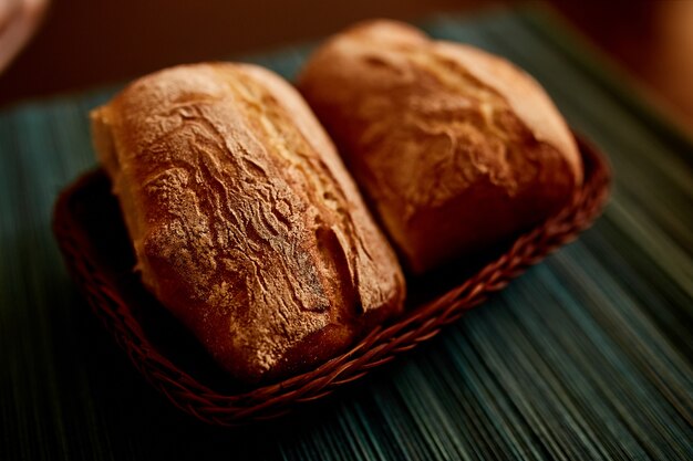 Delicious freshly baked ciabatta bread