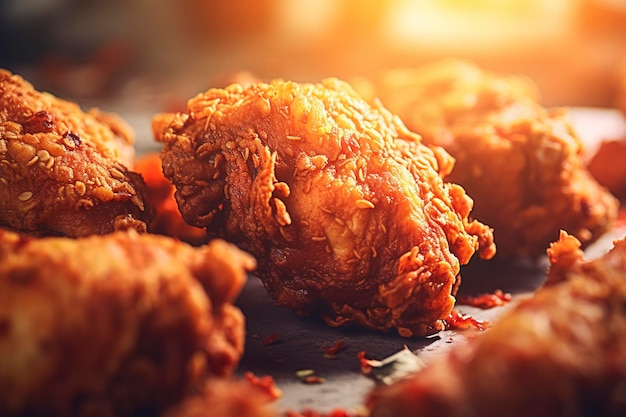 Delicious fried chicken