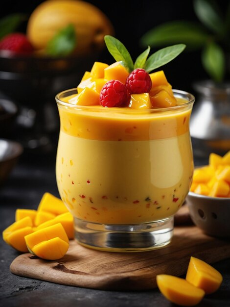 delicious fruit pudding