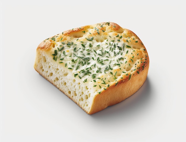 Delicious garlic bread Homemade Crusty and Savory Created with Generative AI