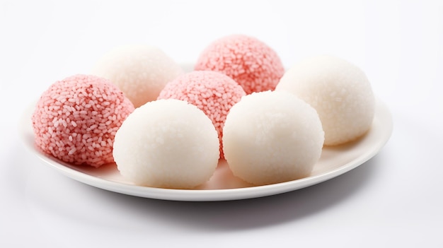 Photo delicious glutinous rice balls dessert