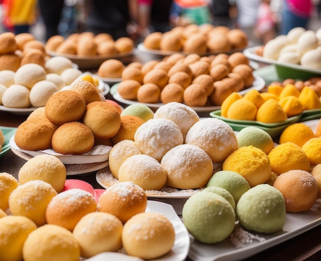 写真 美味しいグルメフルーツを街で食べる