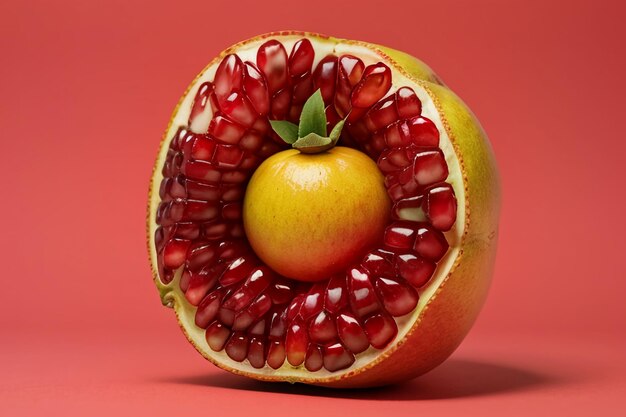 Foto delicious granaatappel fruit behang illustratie achtergrond chinese keuken fruit