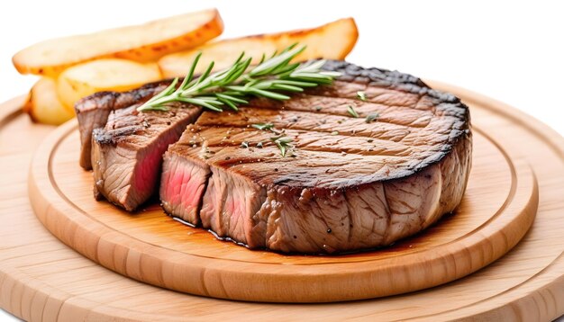 Delicious grilled beef steak