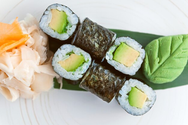 Delicious, hand-made sushi. Traditional Japanese food