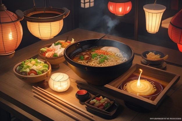 a delicious hot bowl of ramen