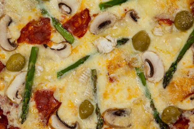 Вкусная итальянская пицца