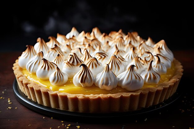 Delicious lemon meringue tart dough