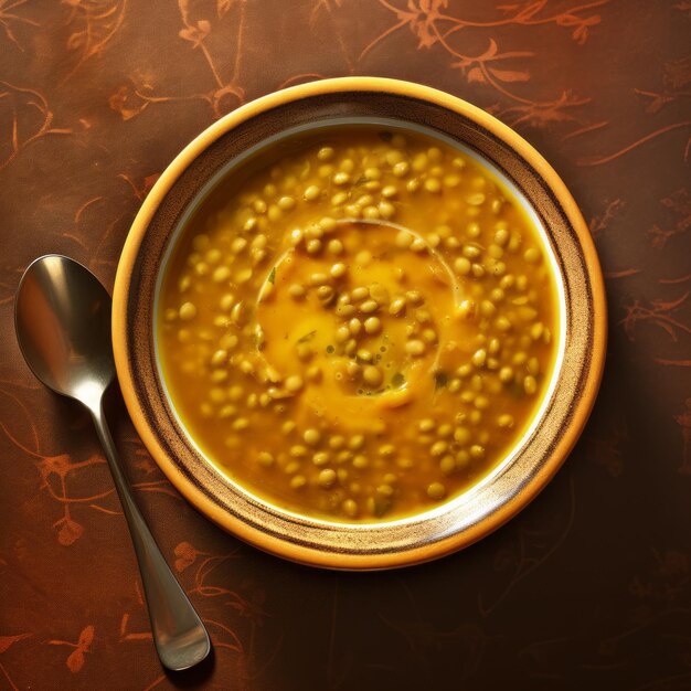 美味しいレントルのスープ フォトリアリスティックな味のパスティッチ