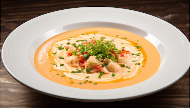 Delicious Lobster Bisque This creamy soup is made with lobster food photography
