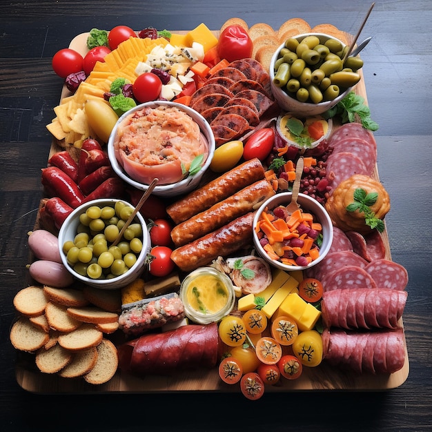 delicious looking charcuterie platter