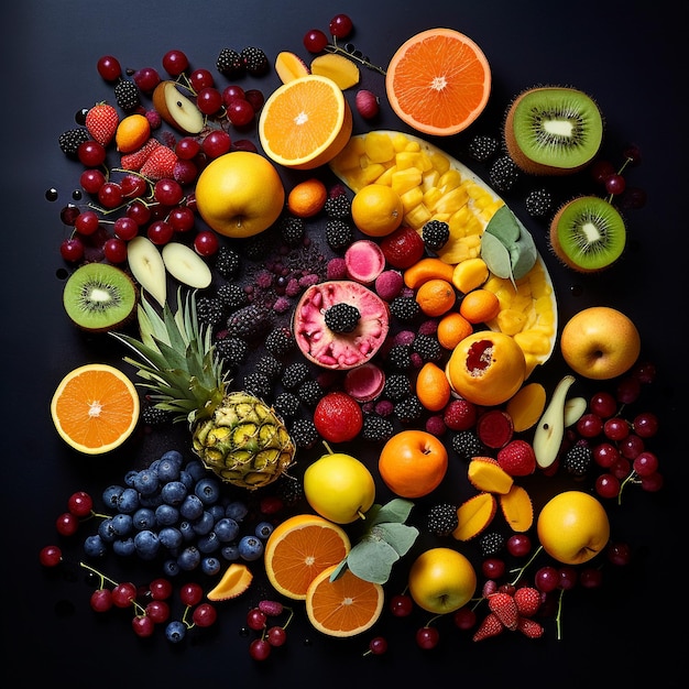 delicious looking fruit platter