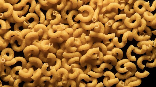 Delicious Macaroni Pasta Horizontal Background