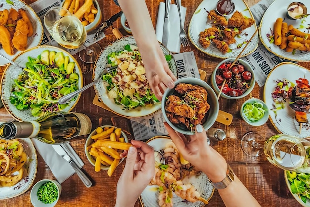 Premium Photo | Delicious meal gourmet restaurant dish fresh food lunch