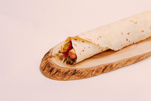 delicious meat durum, turkish kebap, sandwich wrap