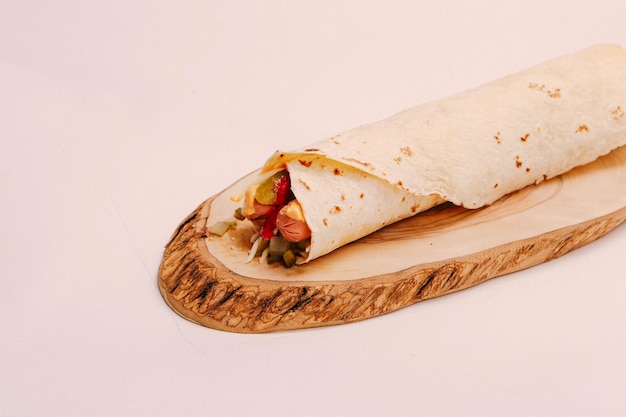 delicious meat durum, turkish kebap, sandwich wrap