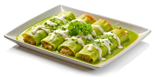 Delicious Mexican Enchiladas with Green Sauce