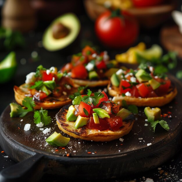 Delicious Mexican Food Soups Studio Foto 4k Macro Beeld