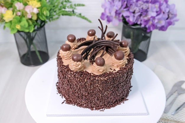 Photo delicious mocca ceres cake