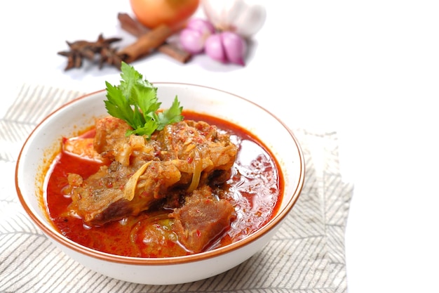 delicious mutton curry,dish from Indian cuisine