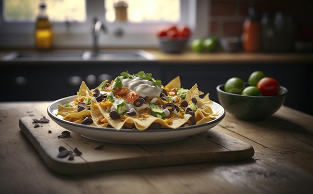 delicious nachos food