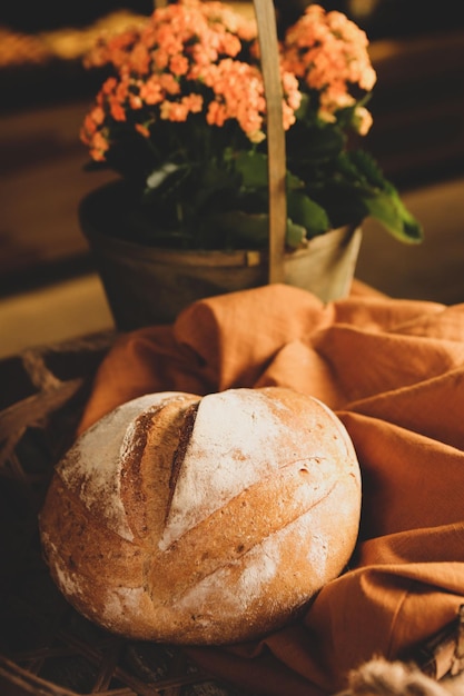 delicious natural aesthetic baked bread