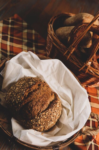 delicious natural aesthetic baked bread