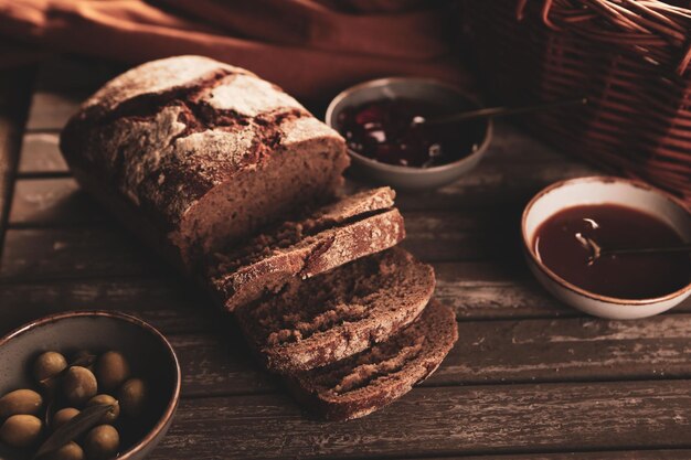 delicious natural aesthetic baked bread