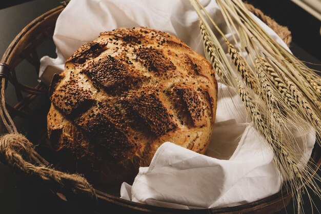 delicious natural aesthetic baked bread