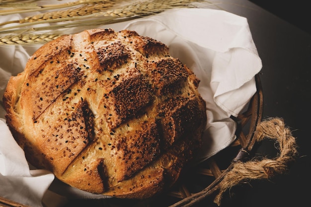 delicious natural aesthetic baked bread