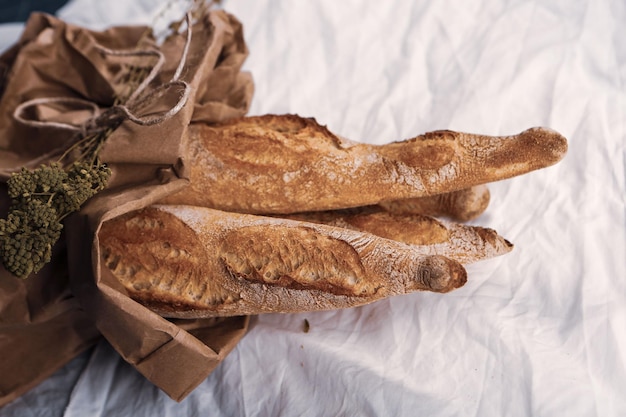 вкусный натуральный эстетичный хлеб