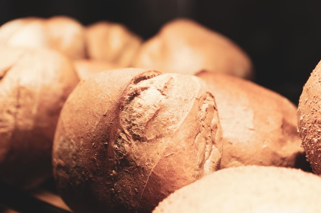 Foto delizioso pane da forno estetico naturale