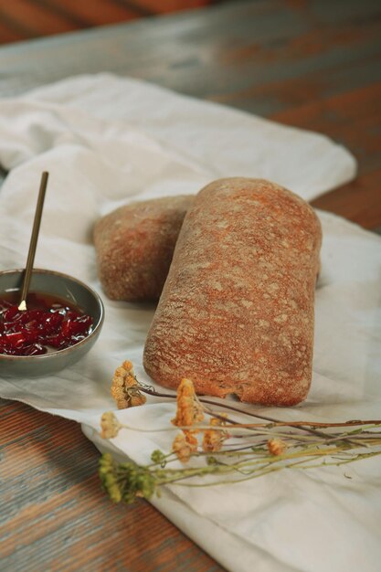 delicious natural aesthetic baked bread