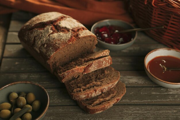 delicious natural aesthetic baked bread