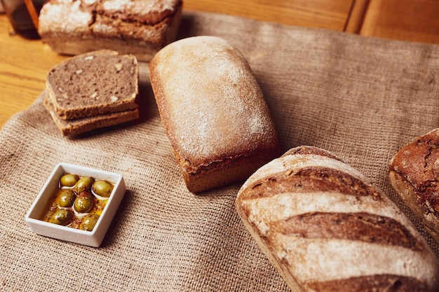 delicious natural aesthetic baked bread