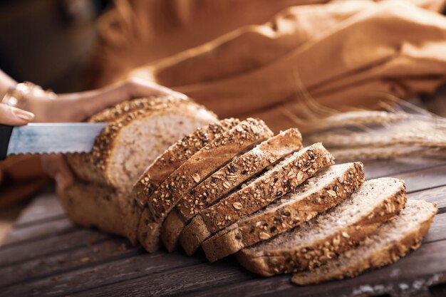 delicious natural aesthetic baked bread