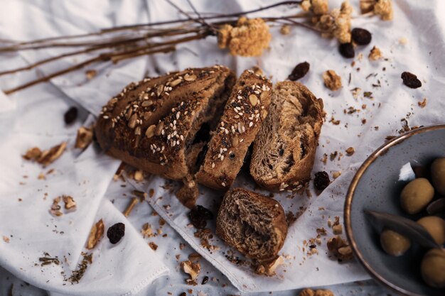 delicious natural aesthetic baked bread