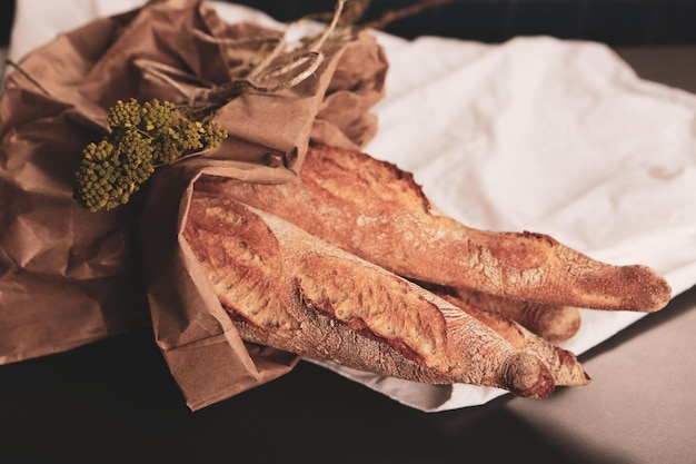 delicious natural aesthetic baked bread