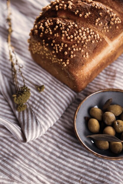 delicious natural aesthetic baked bread