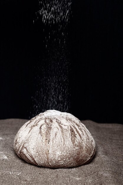 Foto delizioso pane da forno estetico naturale